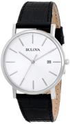 Bulova Herrklocka 96B104 Dress Silverfärgad/Läder Ø37 mm