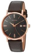 Bulova Herrklocka 97B154 Dress Grå/Läder Ø39 mm