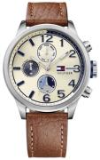 Tommy Hilfiger Herrklocka 1791239 Jackson Beige/Läder Ø44 mm