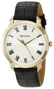 Bulova Herrklocka 97A123 Dress Vit/Läder Ø41 mm