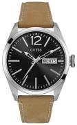 Guess Herrklocka W0658G7 Svart/Läder Ø45 mm