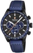 Festina Herrklocka F20359-2 Svart/Läder Ø42 mm