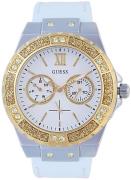 Guess Damklocka W0775L8 Limelight Vit/Läder Ø39 mm