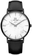 Danish Design Herrklocka IQ52Q1217 Dress Vit/Läder Ø40 mm