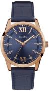 Guess Herrklocka W1307G2 Blå/Läder Ø42 mm