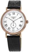 Longines Herrklocka L4.905.1.11.2 Presence Vit/Läder Ø40 mm