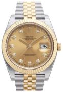 Rolex Herrklocka 126333-0012 Datejust 41 Gulguldstonad/18 karat gult