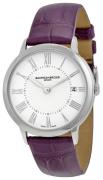 Baume & Mercier Damklocka 10224 Classima Vit/Läder Ø36.5 mm