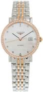 Longines Damklocka L4.310.5.88.7 Elegant Vit/18 karat roséguld Ø29