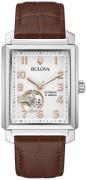 Bulova Herrklocka 96A268 Sutton Silverfärgad/Läder