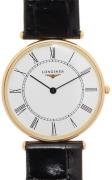 Longines Herrklocka L4.691.8.11.0 Grande Classique Vit/Läder Ø33 mm