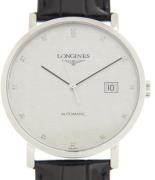 Longines Herrklocka L4.910.4.77.2 Elegant Grå/Läder Ø39 mm