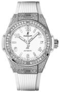 Hublot Damklocka 465.SE.2010.RW.1604 Big Bang 38mm Vit/Gummi Ø38 mm