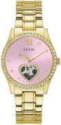 Guess Damklocka GW0380L2 Trend Rosa/Gulguldtonat stål Ø38 mm