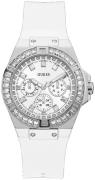 Guess Damklocka GW0118L3 Silverfärgad/Gummi Ø39 mm