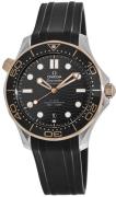 Omega Herrklocka 210.22.42.20.01.002 Seamaster Diver 300m Svart/Gummi