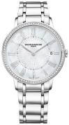 Baume & Mercier Damklocka M0A10227 Classima Vit/Stål Ø36.5 mm