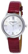 Baume & Mercier Damklocka M0A10325 Classima Vit/Läder Ø31 mm