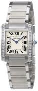 Cartier Damklocka W4TA0009 Tank Francaise Silverfärgad/Stål