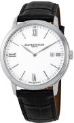 Baume & Mercier Herrklocka M0A10323 Classima Vit/Läder Ø40 mm