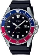 Casio Herrklocka MDV-107-1A3VEF Collection Svart/Gummi Ø44.2 mm