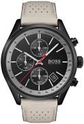 Hugo Boss Herrklocka 1513562 Svart/Läder Ø44 mm