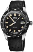 Oris Herrklocka 01 733 7720 4054-07 4 21 18 Diving Svart/Gummi Ø42 mm