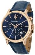 Maserati Herrklocka R8871618013 Epoca Blå/Läder Ø42 mm