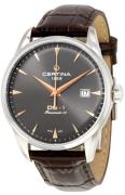 Certina Herrklocka C029.807.16.081.01 DS 1 Grå/Läder Ø40 mm