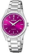 Festina Damklocka F20583-2 Mademoiselle Rosa/Stål Ø35 mm