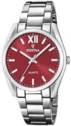 Festina Damklocka F20622-B Boyfriend Röd/Stål Ø36.8 mm