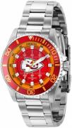 Invicta Damklocka 36944 Nfl Röd/Stål Ø38 mm