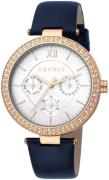 Esprit Damklocka ES1L189L0055 Betty Silverfärgad/Läder Ø38 mm