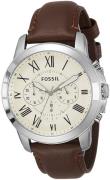 Fossil Herrklocka FS4735 Dress Antikvit/Läder Ø44 mm