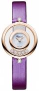 Chopard Damklocka 209415-5001 Happy Diamonds Silverfärgad/Satin Ø25