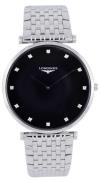 Longines Herrklocka L4.766.4.58.6 Grande Classique Svart/Stål Ø37 mm