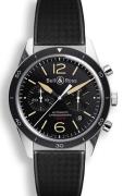 Bell & Ross Herrklocka BRV126-ST-HER-SRB BR 126 Svart/Gummi Ø41