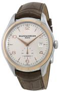 Baume & Mercier Herrklocka M0A10139 Clifton Silverfärgad/Läder