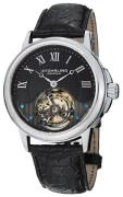 Stührling Original Herrklocka 541.331XK1 Tourbillon Svart/Läder