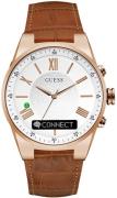 Guess Herrklocka C0002MB4 Vit/Läder Ø40 mm