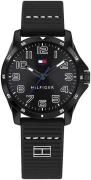 Tommy Hilfiger 1791666 Svart/Gummi Ø34 mm