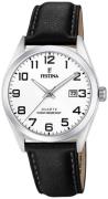 Festina Herrklocka F20446-1 Vit/Läder Ø40 mm