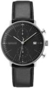 Junghans Herrklocka 27/4601.02 Max Bill Svart/Läder Ø40 mm