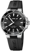 Oris Herrklocka 01 733 7732 4134-07 4 21 64FC Diving Svart/Gummi