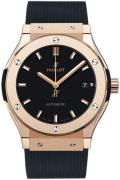 Hublot 565.OX.1181.RX Classic Fusion Svart/Gummi Ø38 mm