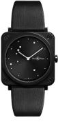 Bell & Ross BR-S-BLACK-DIAMOND-EAGLE Br S Quartz Svart/Satin