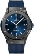 Hublot Herrklocka 511.CM.7170.RX Classic Fusion Blå/Gummi Ø45 mm