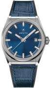 Zenith Herrklocka 95.9000.670-51.R584 Defy Classic Blå/Gummi Ø41 mm