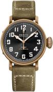 Zenith Herrklocka 29.1940.679-21.C800 Pilot Svart/Gummi Ø40 mm