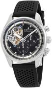 Zenith Herrklocka 03.2040.4061-21.R576 El Primero Svart/Gummi Ø42 mm